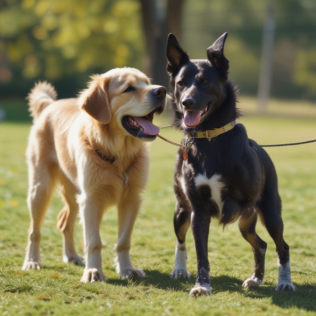 Entrenamiento y socialización de perros de diferentes razas